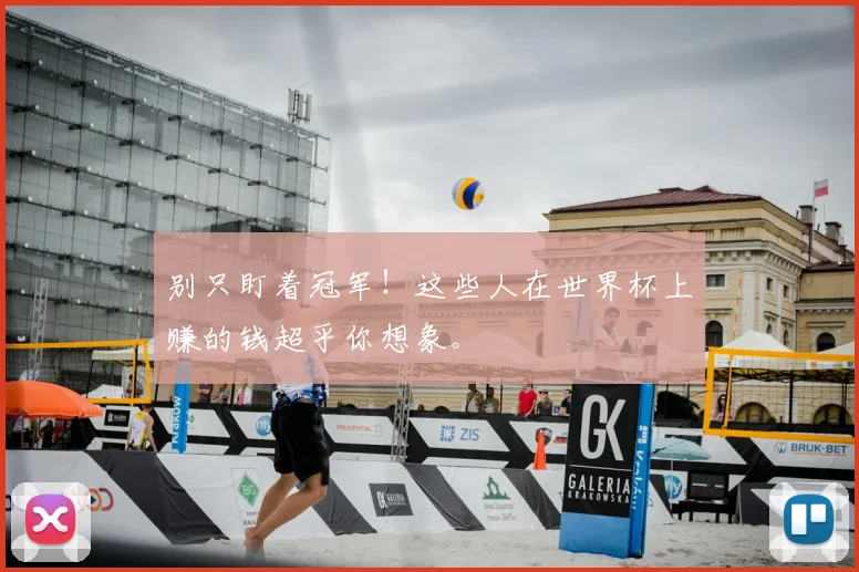 别只盯着冠军!这些人在世界杯上赚的钱超乎你想象。