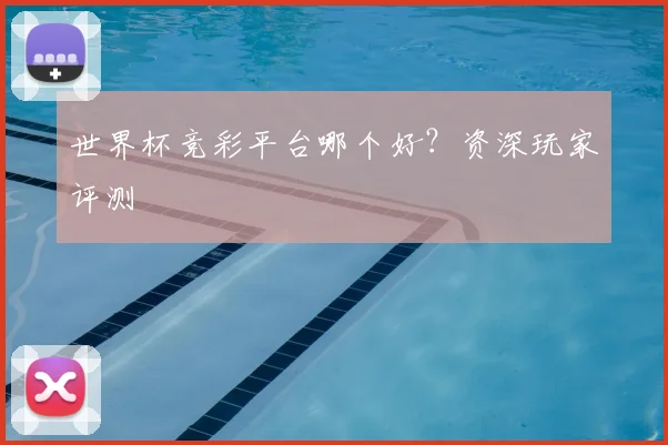 世界杯竞彩平台哪个好?资深玩家评测