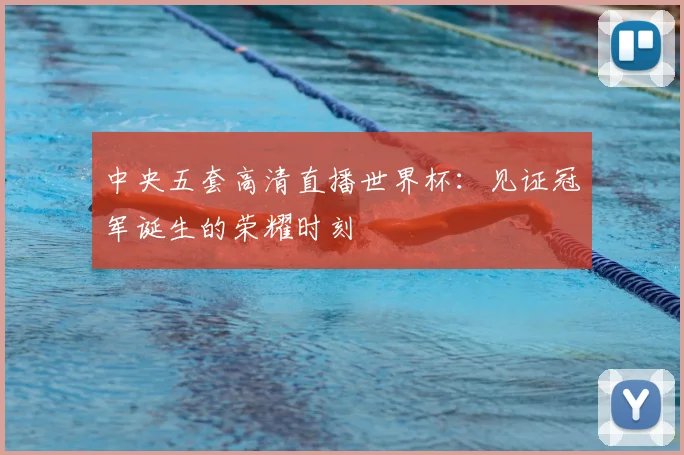 中央五套高清直播世界杯：见证冠军诞生的荣耀时刻